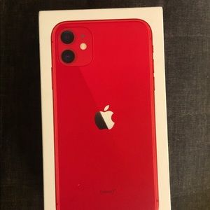iPhone 11 red, 264gb, unlocked